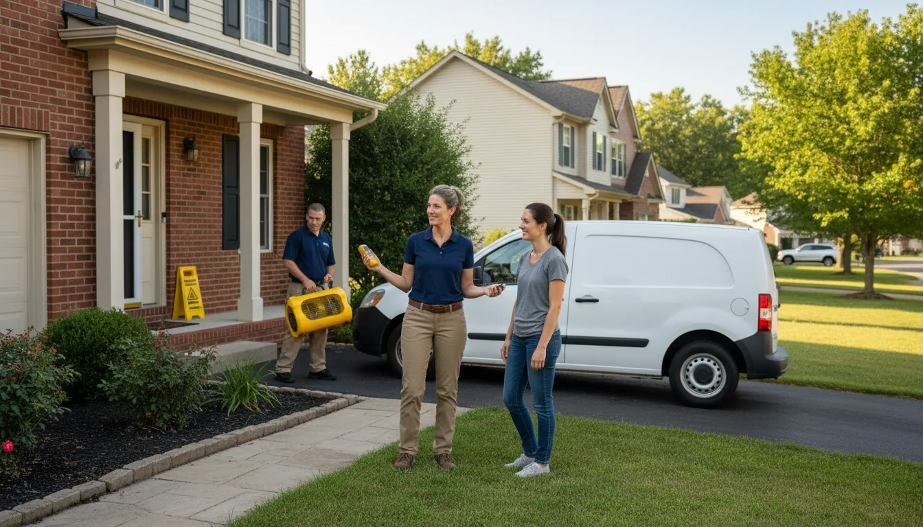 Residential water damage restoration in Elk Creek, NE